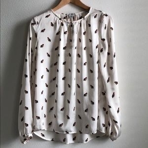 Dalia Collection Birds blouse